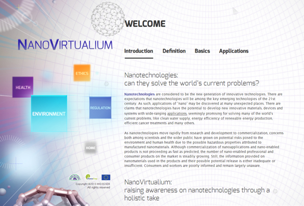 NanoVirtualium: raising awareness on Nanotechnologies