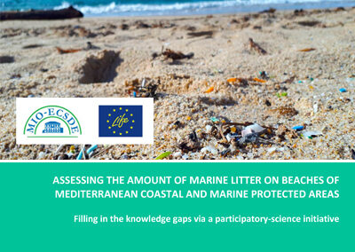 Assessing the amount of marine litter on beaches of Mediterranean Coastal and Marine Protected Areas. Filling in the knowledge gaps via a participatory-science initiative. MIO-ECSDE.
