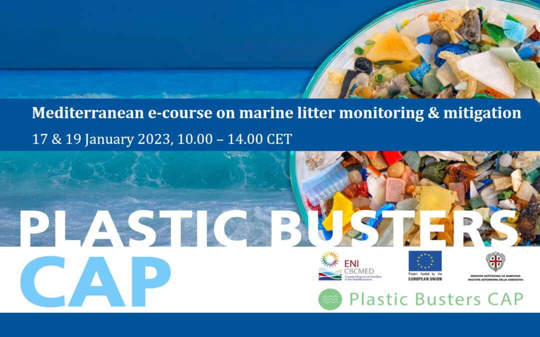 Cours électronique Plastic Busters CAP sur la surveillance et l’atténuation des déchets marins: saisissez l’occasion et rejoignez-nous!