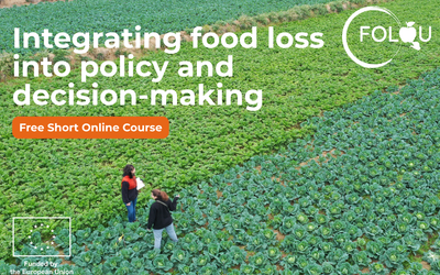 New Free Online Course from the FOLOU Project: Integrating Food Loss into Policy and Decision-Making